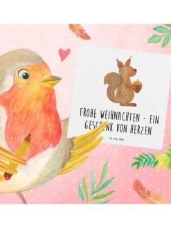 Mr. & Mrs. Panda Sonstige Gutscheine<Gutschein Weihnachten Geschenk Herz mit Spruch in Weiß