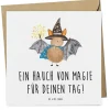 Mr. & Mrs. Panda Sonstige Gutscheine<Gutschein Zaubershow Momente mit Spruch in Weiß