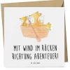 Mr. & Mrs. Panda Sonstige Gutscheine<Gutscheinkarte Segelbootstour Abenteuer mit Spruch in Weiß
