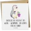 Mr. & Mrs. Panda Sonstige Gutscheine<Gutscheinkarte Weinprobe Vielfalt mit Spruch in Weiß