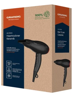 GRUNDIG Pflege & Gesundheit<Haartrockner "HD 3700 B" in Schwarz