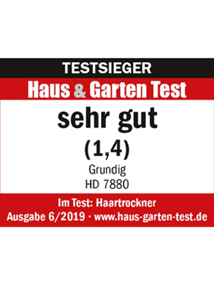GRUNDIG Technik|Pflege & Gesundheit<Haartrockner in Weiß