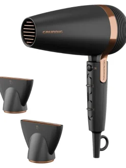 GRUNDIG Pflege & Gesundheit<Haartrockner "NaturaShine" in Schwarz