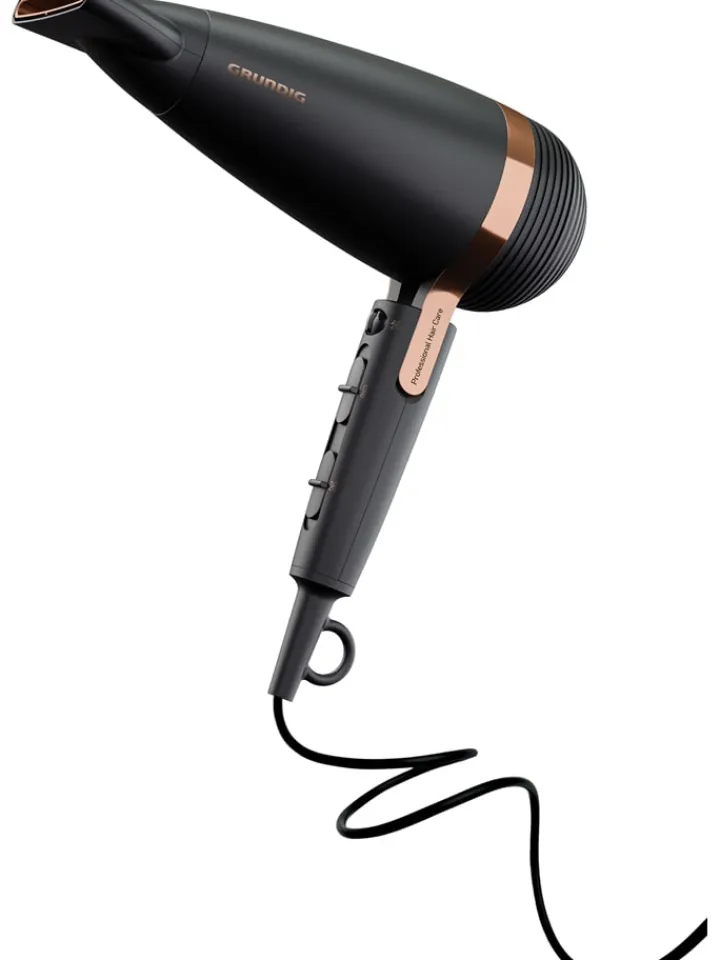 GRUNDIG Pflege & Gesundheit<Haartrockner "NaturaShine" in Schwarz