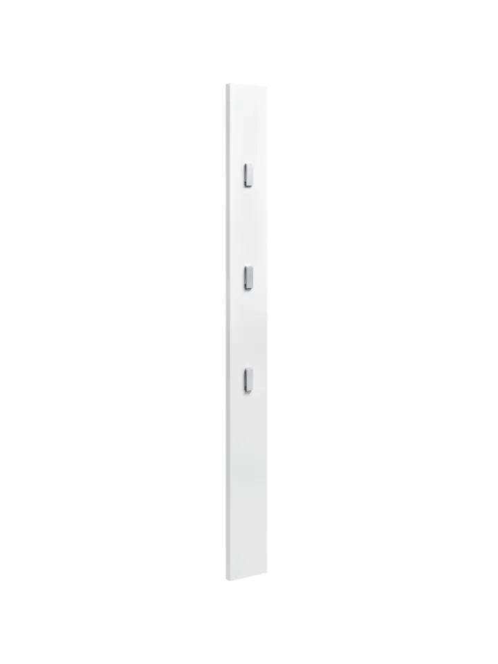 en.casa Garderoben<Hakenleiste Hansnes in Weiß (L)170cm (B)15cm (H)2.5cm