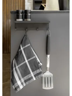 Wenko Badaccessoires<Hakenleiste "Ima" in Schwarz - (L)30 cm
