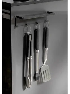 Wenko Badaccessoires<Hakenleiste "Ima" in Schwarz - (L)30 cm