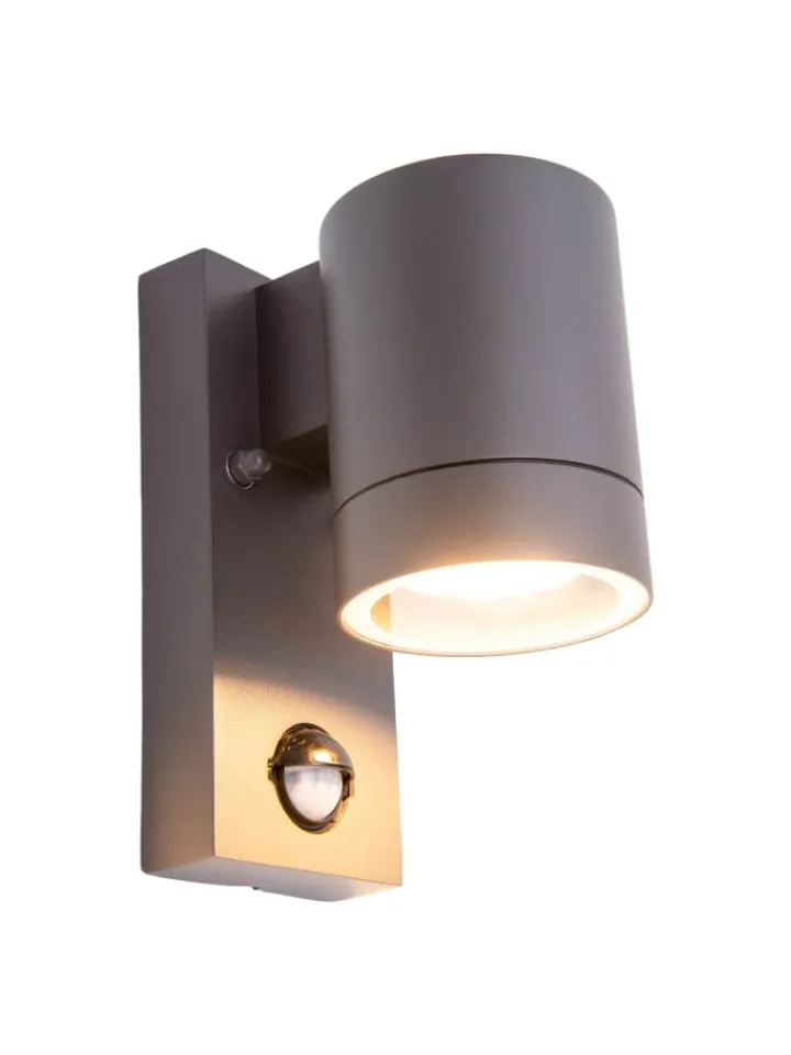 näve Außenleuchten<Halogen Außenwandleuchte "ROMBE" in anthrazit
