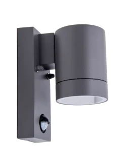 näve Außenleuchten<Halogen Außenwandleuchte "ROMBE" in anthrazit