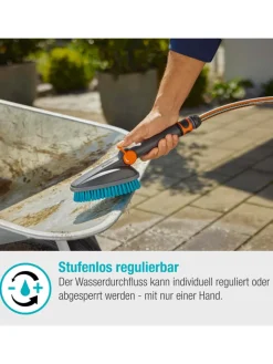 Gardena Gartendekoration<Handbürste "M hard" in Schwarz