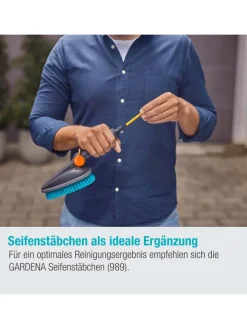 Gardena Gartendekoration<Handbürste "M hard" in Schwarz