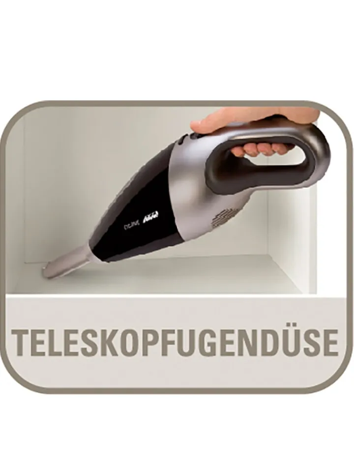 Rowenta Staubsauger|Klima & Haushalt<Handstaubsauger "Extenso Cyclonic" in Schwarz/ Silber