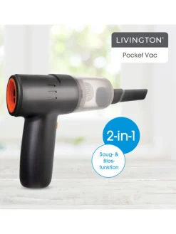 Livington Staubsauger<Handstaubsauger PocketVac in Schwarz