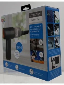 Livington Staubsauger<Handstaubsauger PocketVac in Schwarz