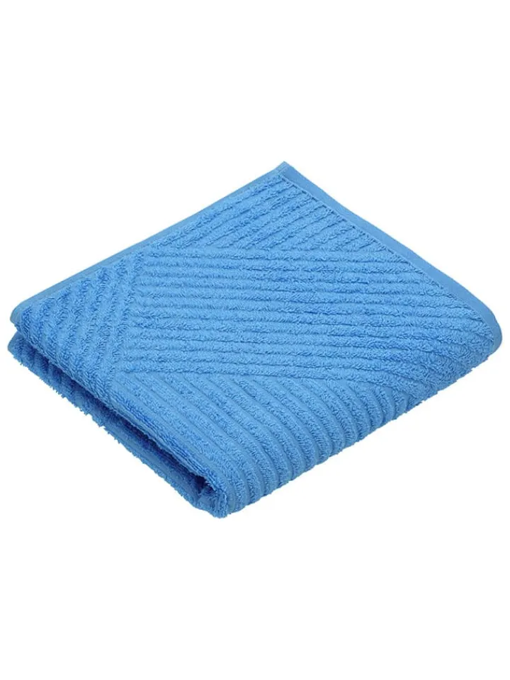 Vossen Badtextilien|Badtextilien<Handtuch "Nuria" in Blau