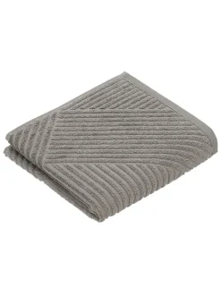 Vossen Badtextilien|Badtextilien<Handtuch "Nuria" in Taupe