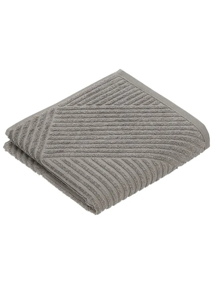 Vossen Badtextilien|Badtextilien<Handtuch "Nuria" in Taupe