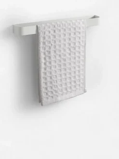 TFT Home Badaccessoires<Handtuchalter "Jiro" in Weiß - (B)35 x (H)3 x (T)4,8 cm