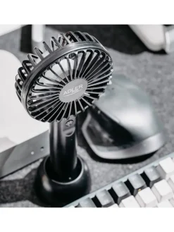 Adler Klima & Haushalt<Hand-Ventilator "AD 7338" in Schwarz