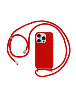 COFI 1453 Smartphones & Zubehör<Handy Hülle Umhängehülle kompatibel mit Iphone 15 Pro Rot in Rot