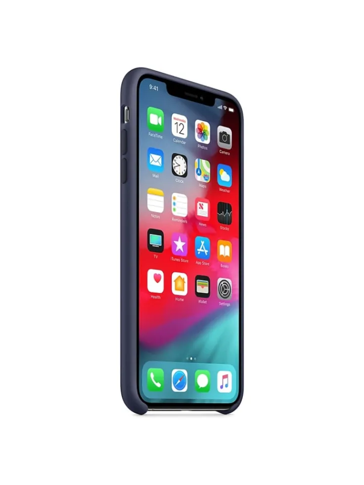 Apple Smartphones & Zubehör<Handyhülle Silikon Case für iPhone XS Max MRWG2ZM/A in blau