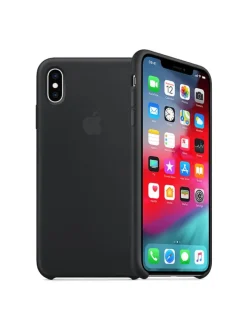 Apple Smartphones & Zubehör<Handyhülle Silikon Case iPhone XS Max MRWE2ZM/A in schwarz