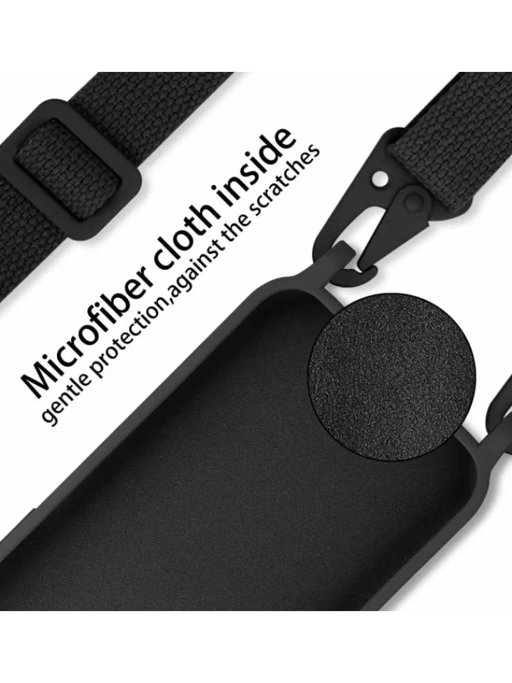 cadorabo Smartphones & Zubehör<Handykette für Apple iPhone 11 PRO MAX Hülle in LIQUID SCHWARZ