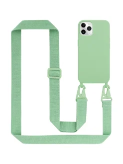 cadorabo Smartphones & Zubehör<Handykette für Apple iPhone 11 PRO MAX Hülle in LIQUID HELL GRÜN