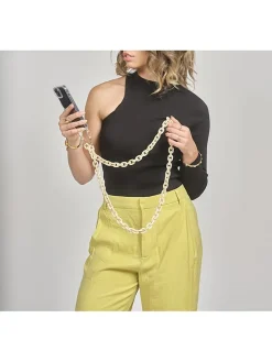 SWEET ACCESS Smartphones & Zubehör<Handykette in Beige - (L)120 cm