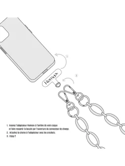 SWEET ACCESS Smartphones & Zubehör<Handykette in Flieder - (L)120 cm