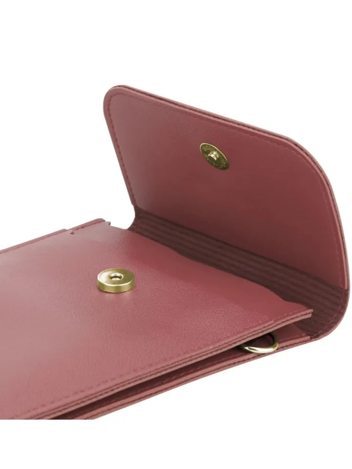 cadorabo Smartphones & Zubehör<Handytasche für Apple iPhone 13 Hülle Umhängetasche in Pink
