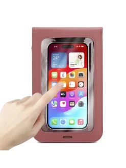 cadorabo Smartphones & Zubehör<Handytasche für Apple iPhone 13 Hülle Umhängetasche in Pink