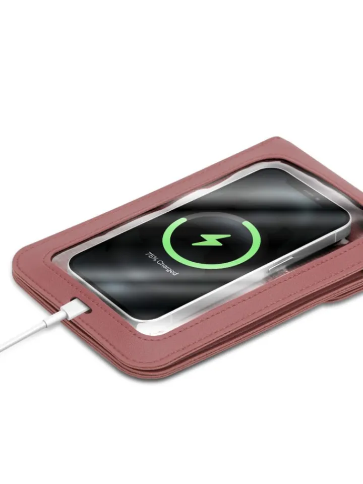 cadorabo Smartphones & Zubehör<Handytasche für Apple iPhone 13 Hülle Umhängetasche in Pink