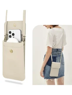 cadorabo Smartphones & Zubehör<Handytasche für Apple iPhone 17 PRO MAX Hülle Umhängetasche in Weiss