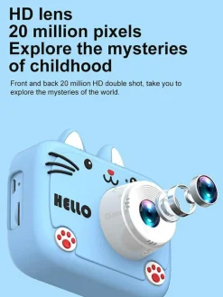 SmartCase Foto & Video<HD-Fotokamera in Hellblau