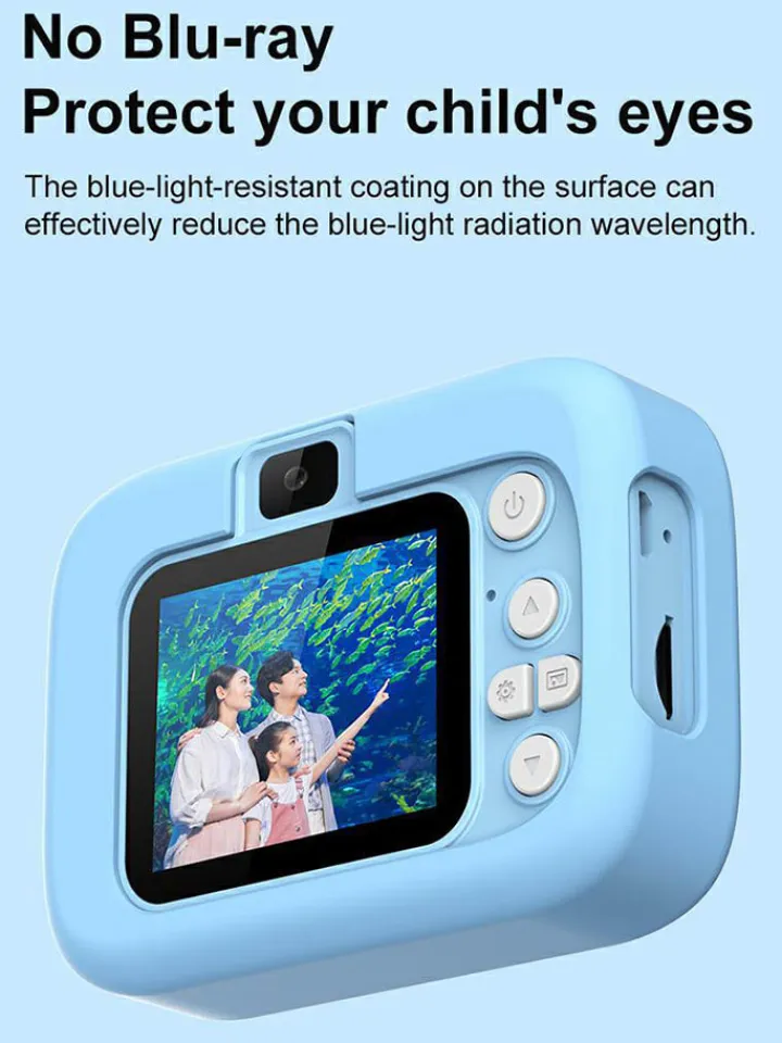 SmartCase Foto & Video<HD-Fotokamera in Hellblau
