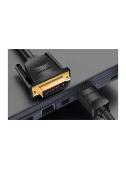 Wisam® Tablets, Konsolen & Elektronisches Spielzeug<HDMI auf DVI Kabel bidirektional DVI D 24+1 2 Meter