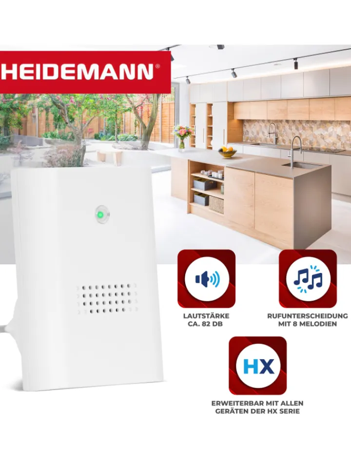 Heidemann Smarthome & Wetterstationen<Funkempfänger HX Plug-in