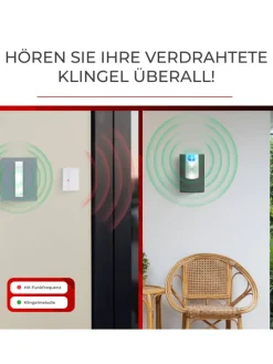 Heidemann Smarthome & Wetterstationen<Funkgong-Set HX Action