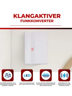Heidemann Smarthome & Wetterstationen<Funkgong-Set HX Action