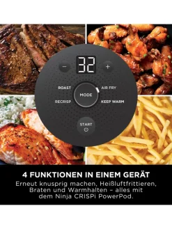 NINJA Küchenelektronik<Heißluftfritteuse Crispi FN101EUST in braun