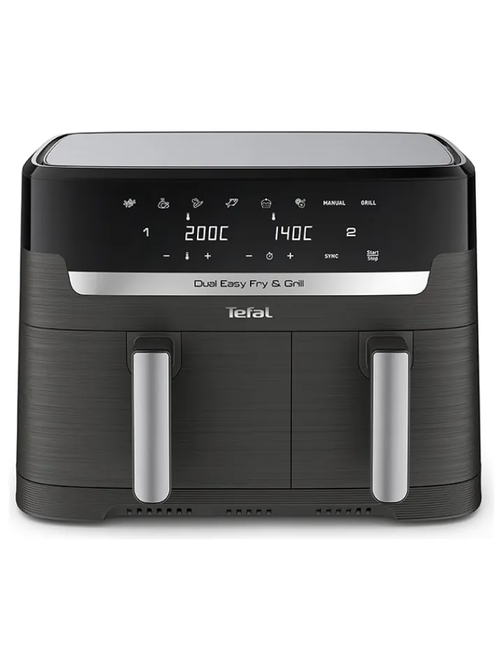 Tefal Küchenelektronik<Heißluftfritteuse "Dual Easy Fry & Grill" in Schwarz
