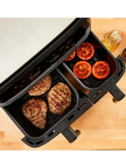 Tefal Küchenelektronik<Heißluftfritteuse "Dual Easy Fry & Grill" in Schwarz