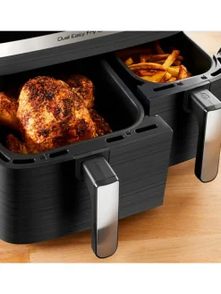 Tefal Küchenelektronik<Heißluftfritteuse "Dual Easy Fry & Grill" in Schwarz
