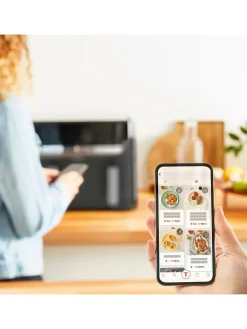 Tefal Küchenelektronik<Heißluftfritteuse "Dual Easy Fry & Grill" in Schwarz