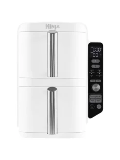 NINJA Küchenelektronik<Heißluftfritteuse SL400EU Double Stack 2-Ebenen XL in weiß