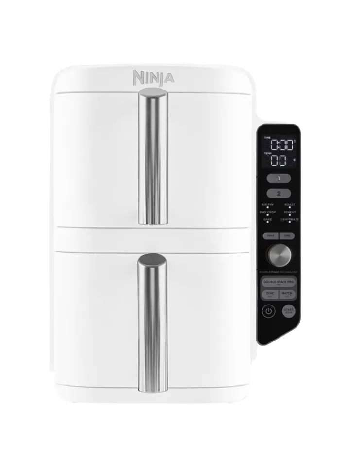 NINJA Küchenelektronik<Heißluftfritteuse SL400EU Double Stack 2-Ebenen XL in weiß