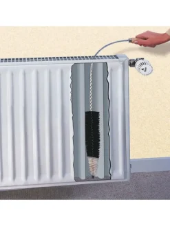 Maximex Putz- & Waschutensilien<Heizkörperbürste in Schwarz - (L)120 cm