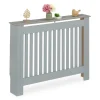 relaxdays Regale & Schränke<Heizkörperverkleidung in Grau - (B)112 x (H)83 x (T)19 cm