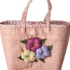 Rice Hunde<Henkeltasche in Rosa - (B)35 x (H)35 x (T)25 cm
